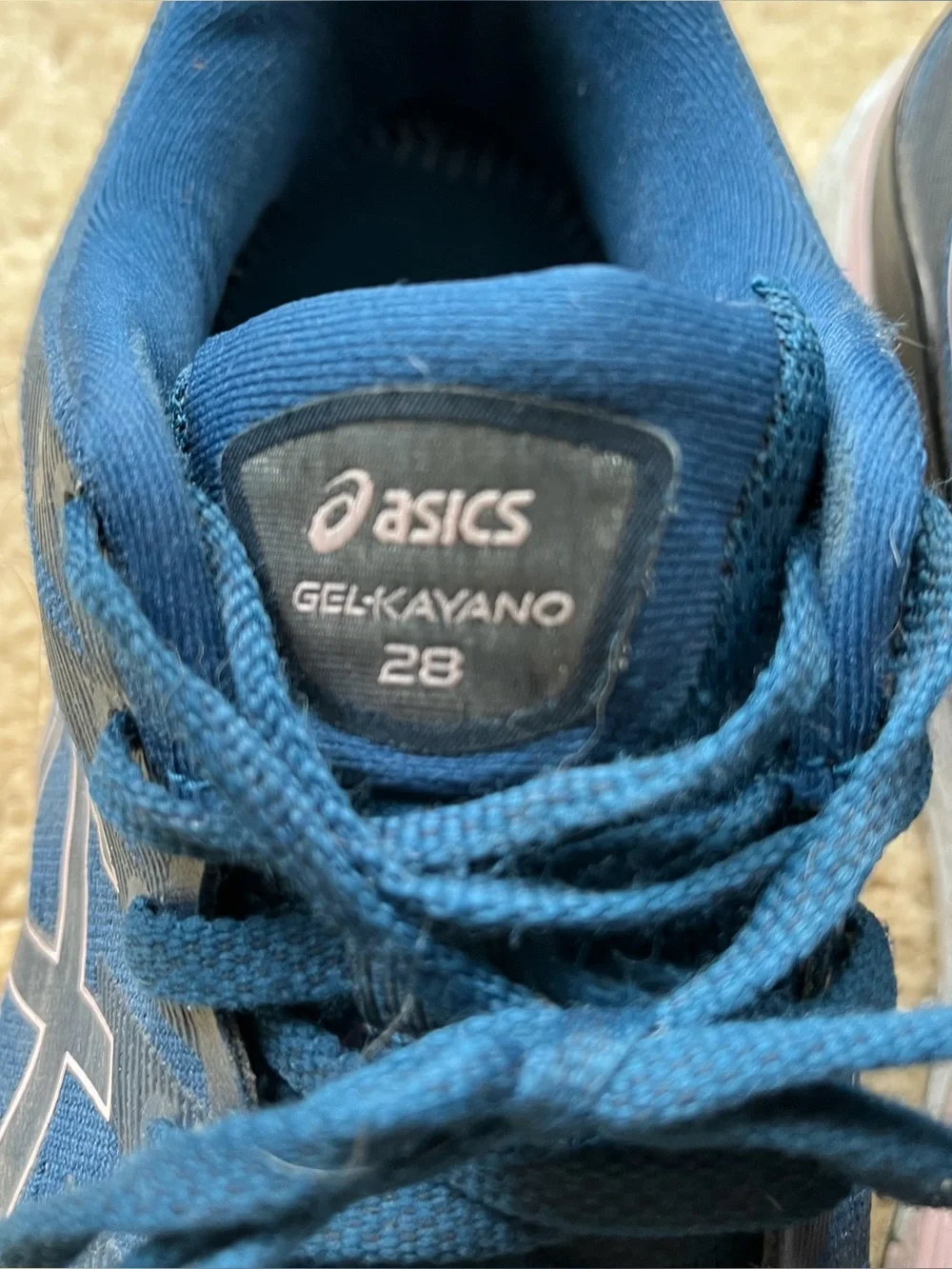 Asics Gel-Kayano 28 Women's Blue Running Shoes - Size 10.5 M - #1012B047 - VGUC